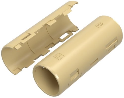 Муфта разборная атмосферостойкая ПВХ Промрукав Д=25 IP40 сосна фото Муфта разборная атмосферостойкая ПВХ Промрукав Д=25 IP40 сосна картинка